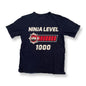 Children’s Place Blue White Red Ninja Design Shirt Size M (7/8)